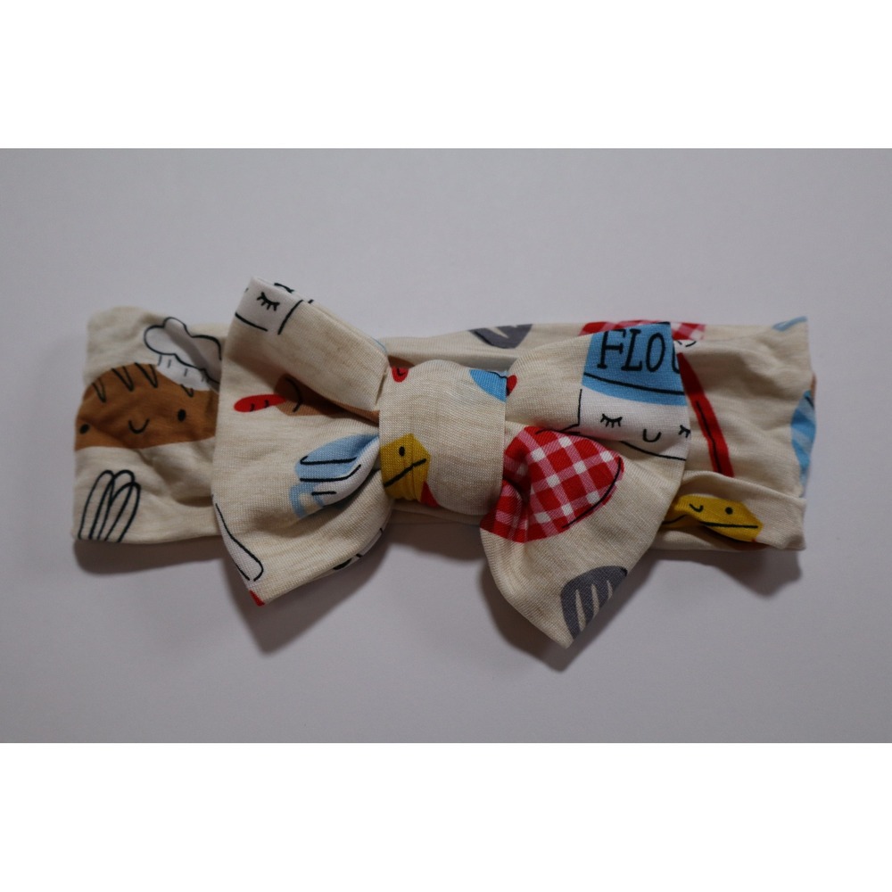 Little Sleepies Little Chef Lunaluxe Bamboo Headband NB-3T